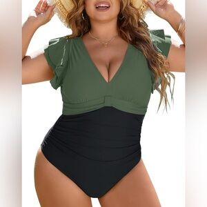 Women's Tummy Control Swimsuit One Piece Full Coverage